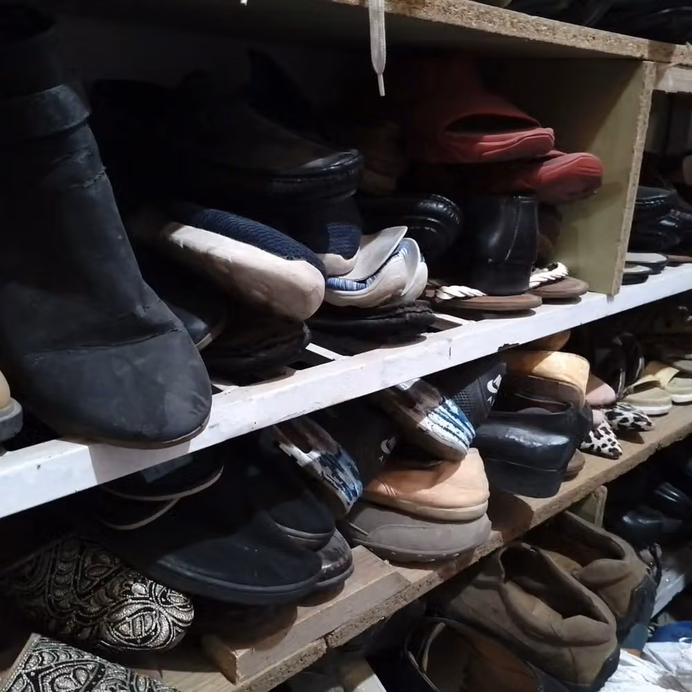 Footwear available to deserving visitors