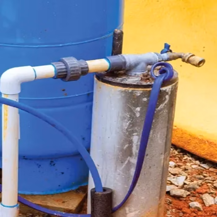 Filtered water outlet and storage system