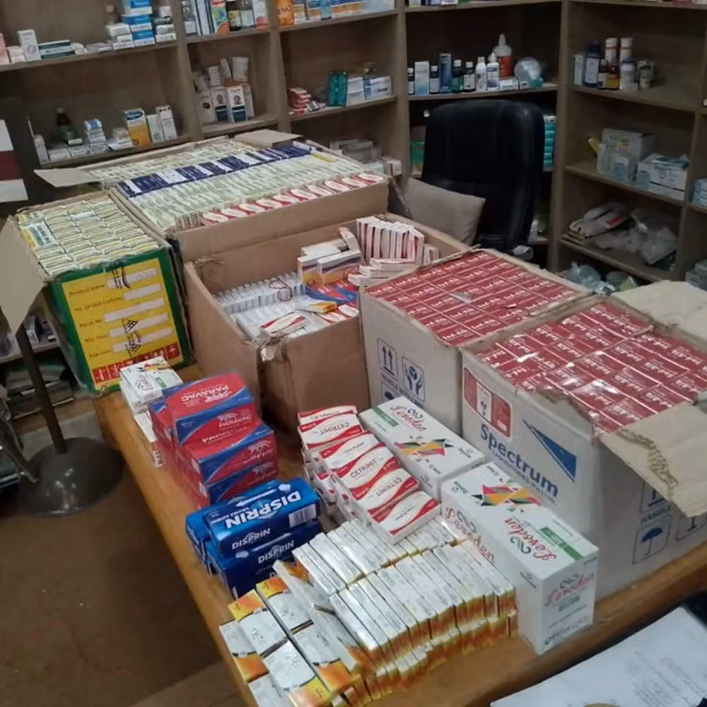 Medical supplies at Masjid Clinic