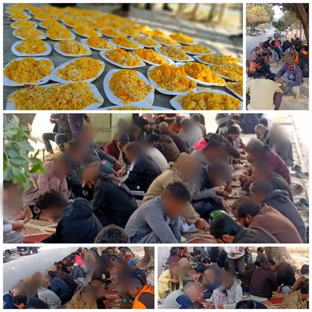 Prepared meals through Masjid welfare